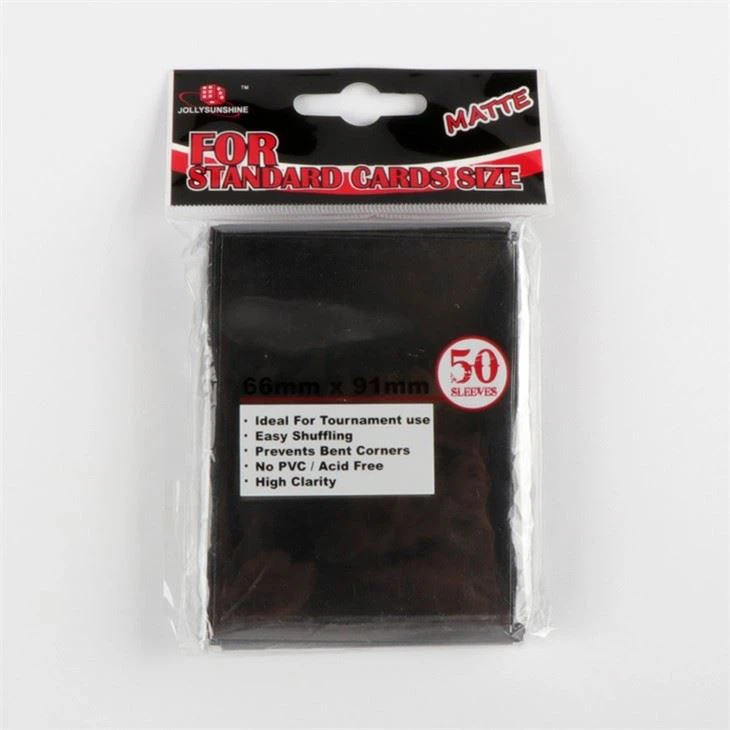 Matte Black MTG Card Sleeve