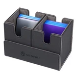Cajas de baraja de cartas de cuero de gran tamaño