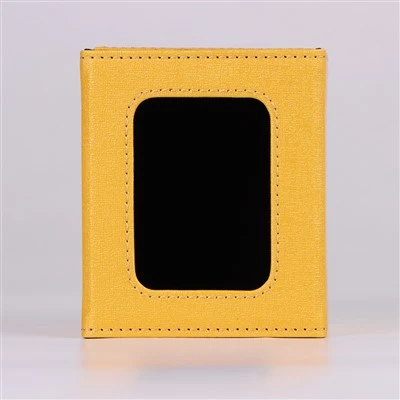 Caja de almacenamiento de tarjetas de cuero
