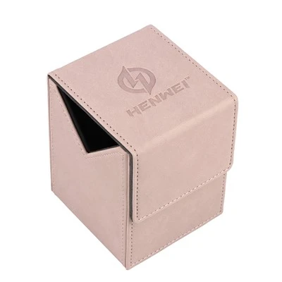Caja de cierre magnético de cuero comandante